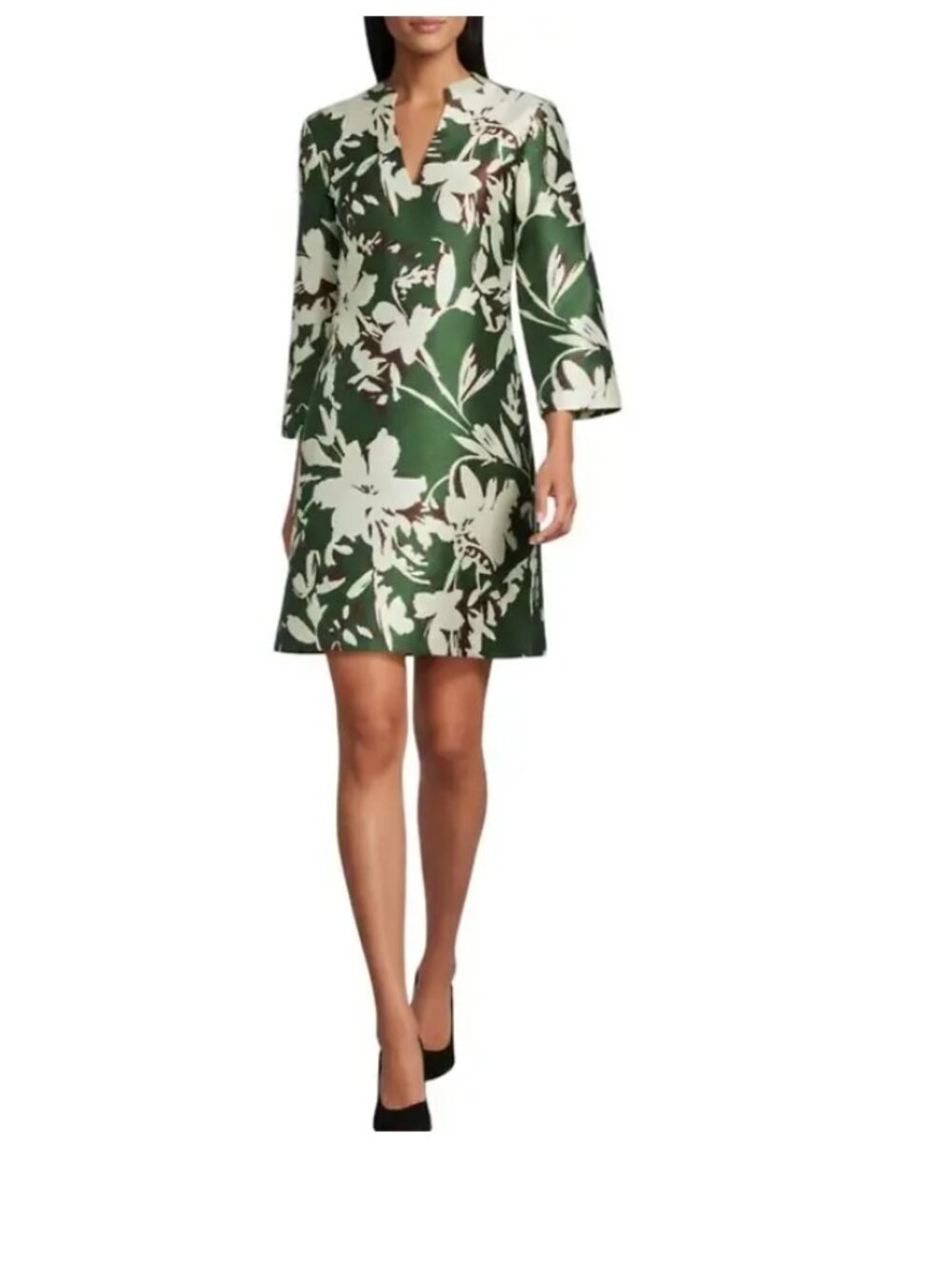 Preston & York Floral Mikado V Neckline Dress. Brand New Sz 6